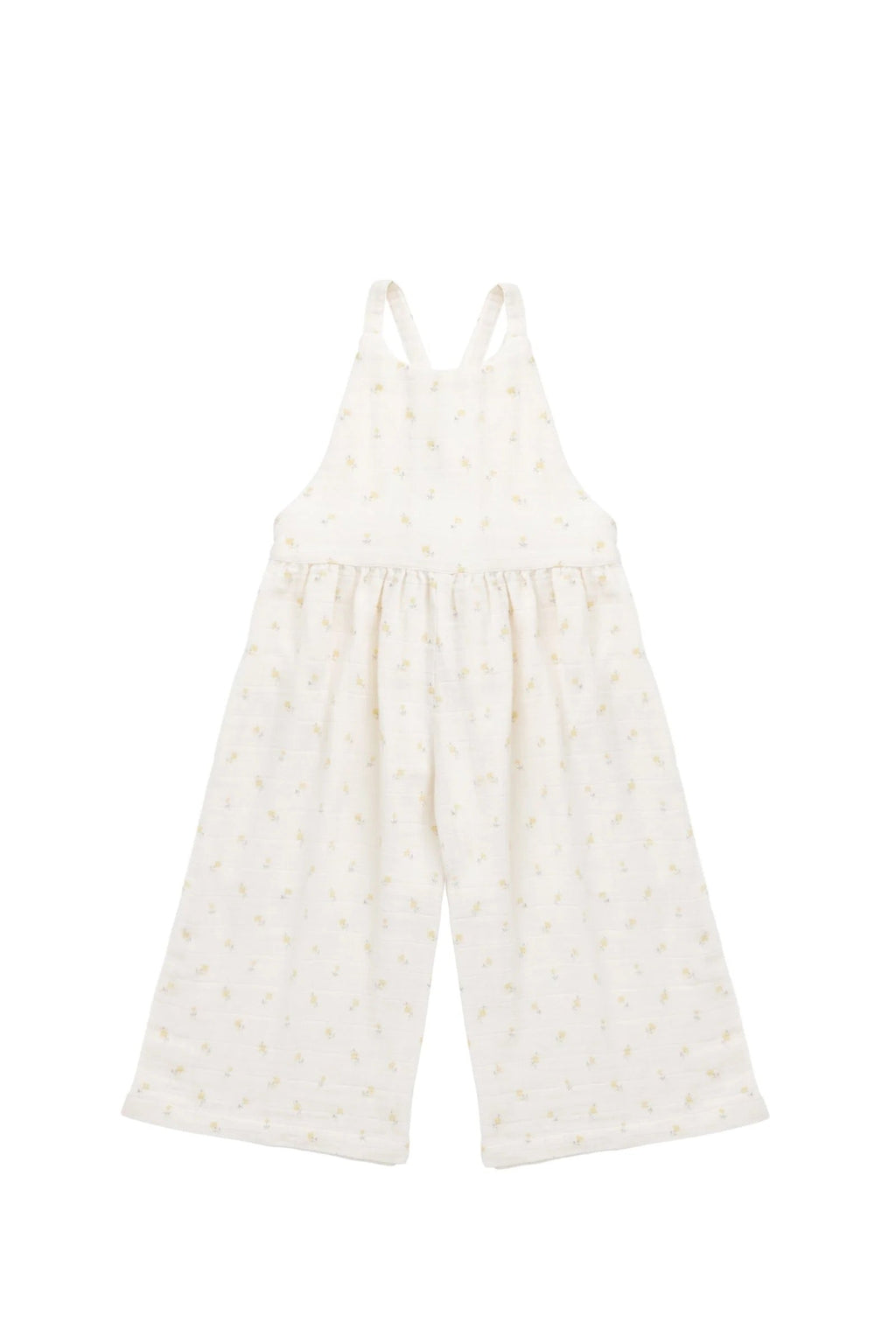 Organic Cotton Muslin Lana Jumpsuit - Vintage Ditsy