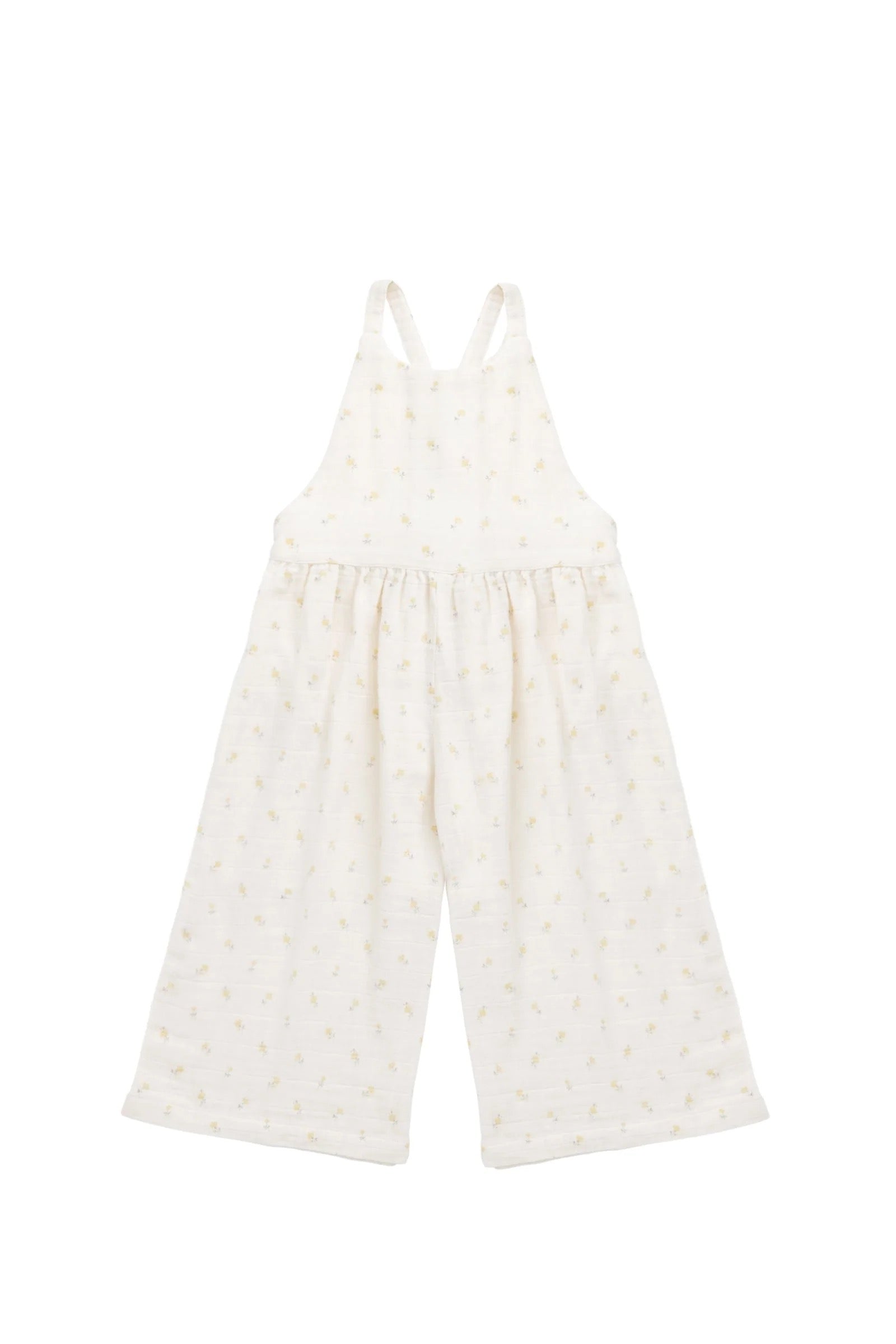 Organic Cotton Muslin Lana Jumpsuit - Vintage Ditsy