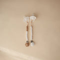 Silicone Pacifier Clip | Eva White