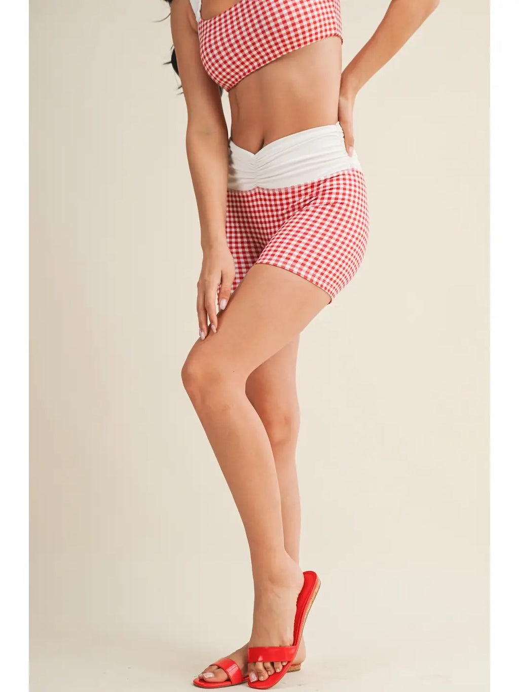 Gingham Print WorkOut Set