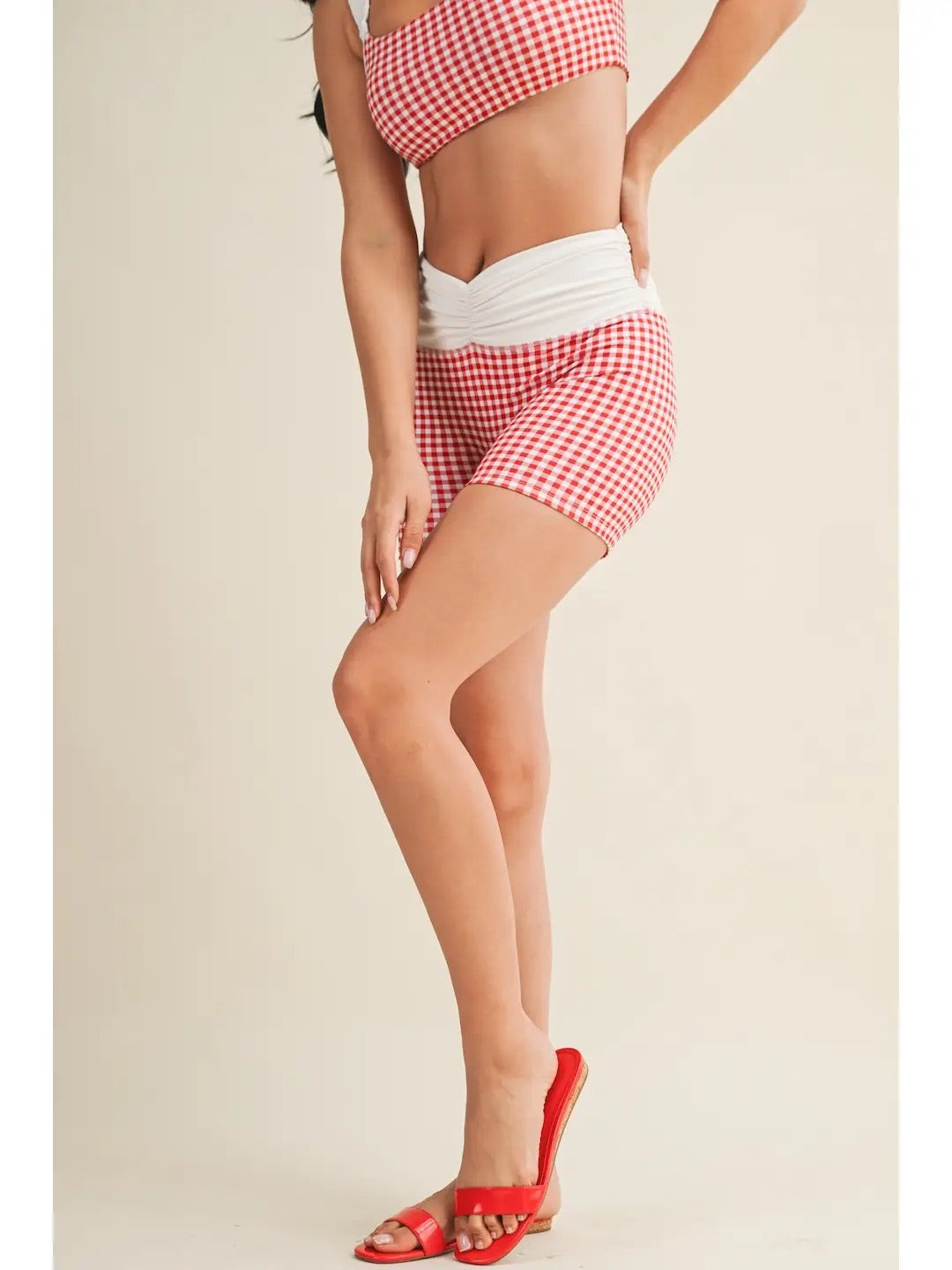 Gingham Print WorkOut Set
