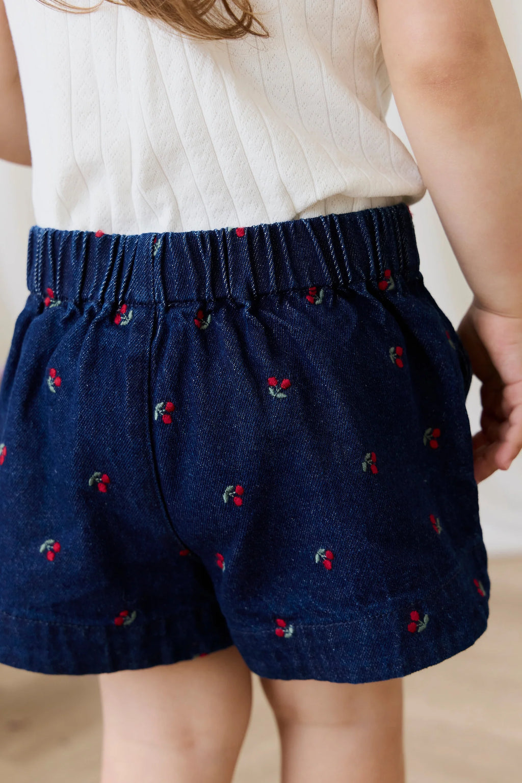 Jardine Short - Cerise Denim