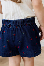 Jardine Short - Cerise Denim