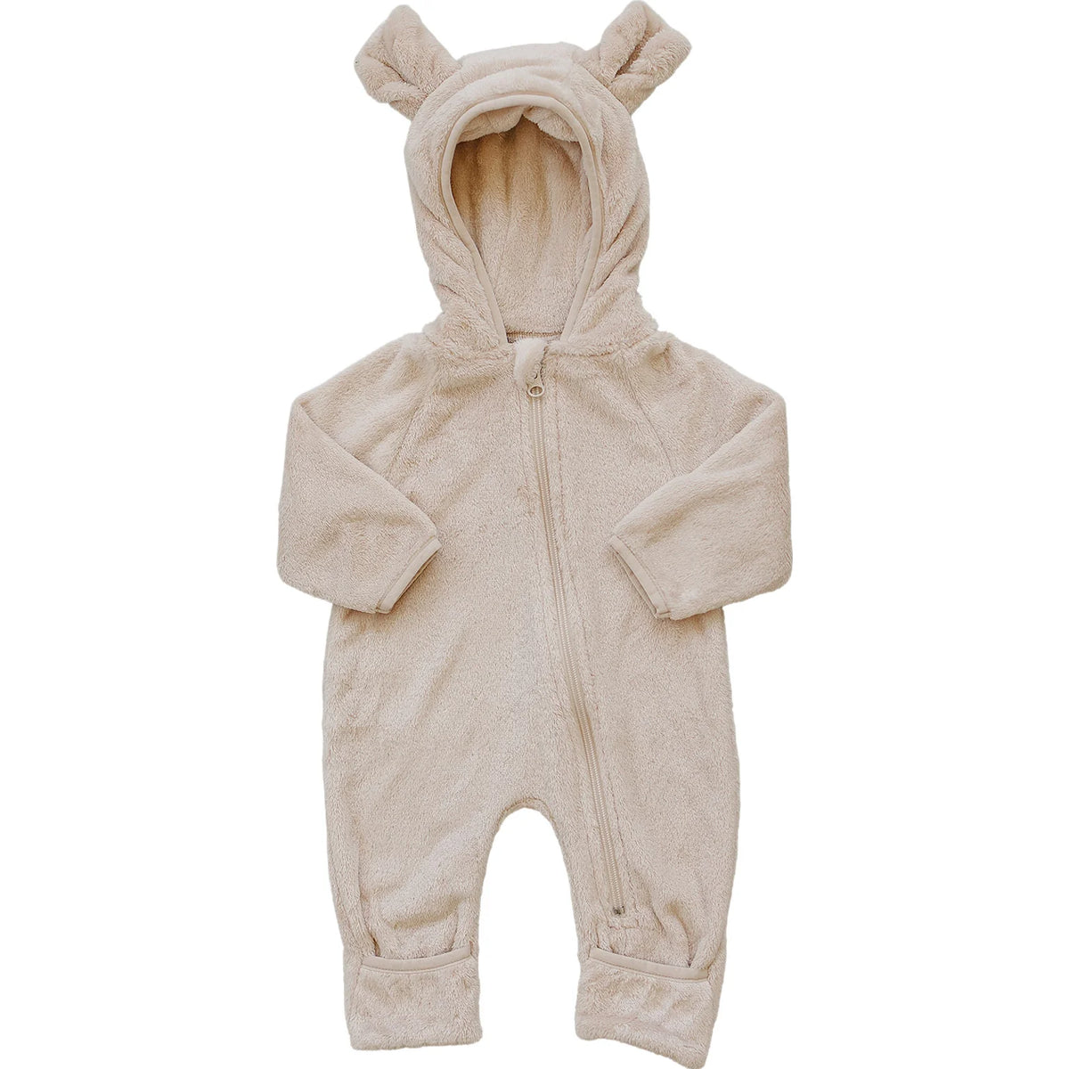 Fleece Bear Hooded Zipper