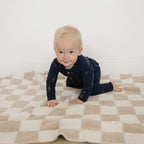 Lightening Bolt Button Romper