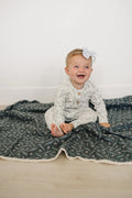 Blue Vine Romper