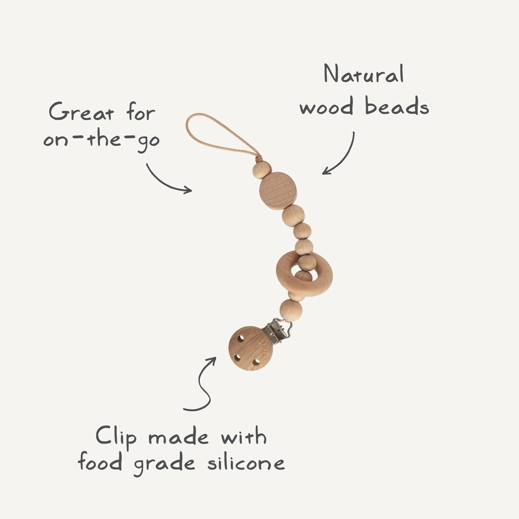 Silicone Pacifier Clip (multiple styles)