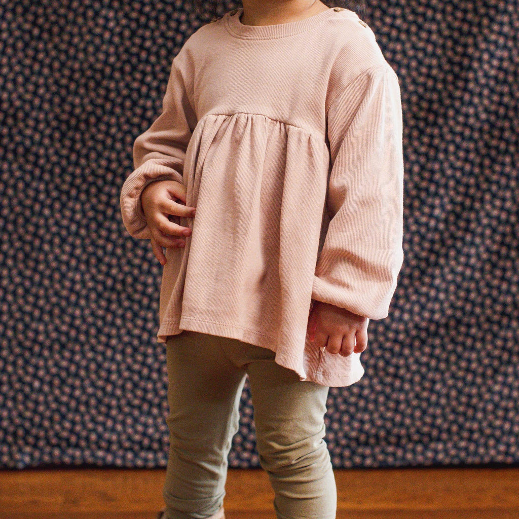 autumn rose organic girl leggings (2 pack)