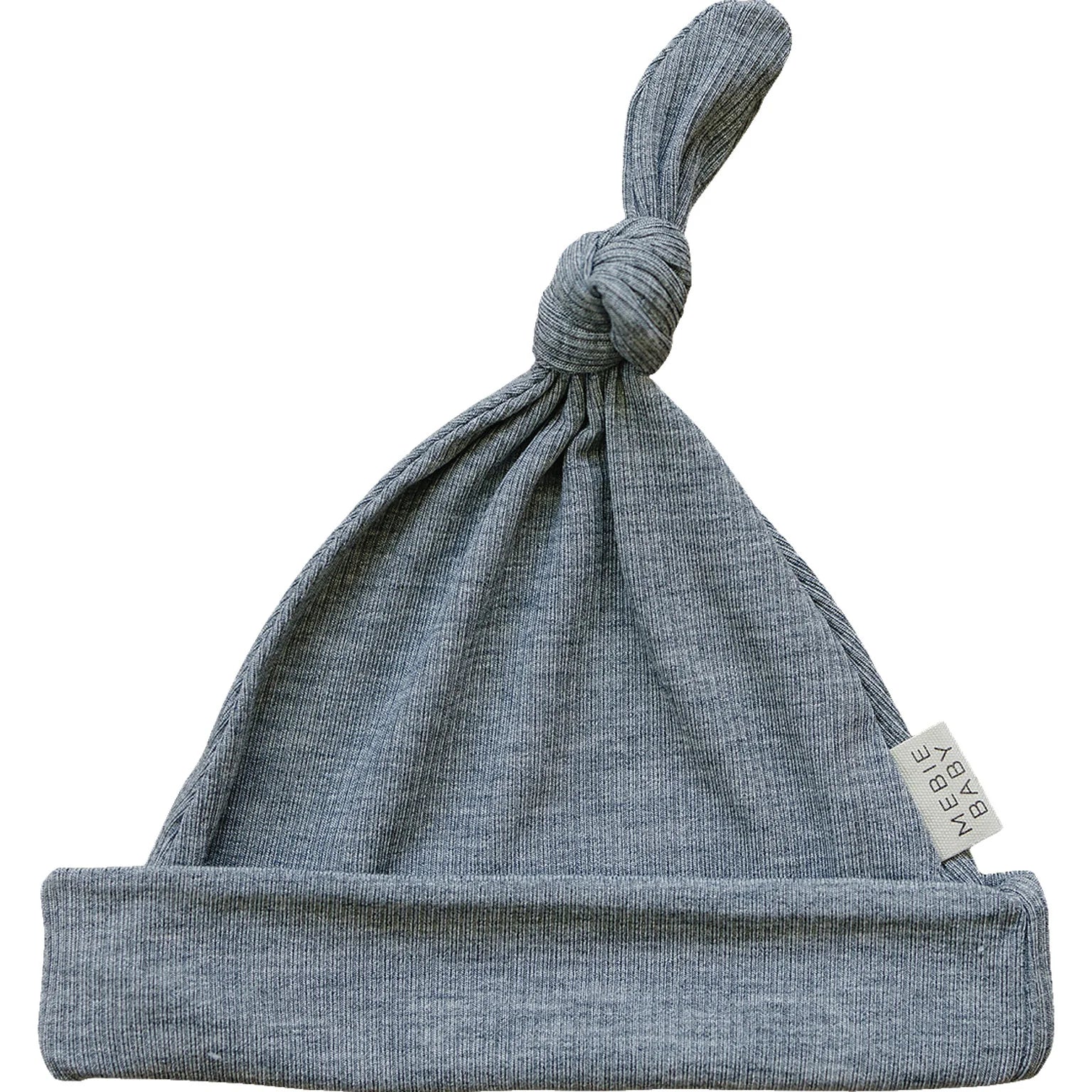 Ribbed Bamboo Newborn Knot Hat