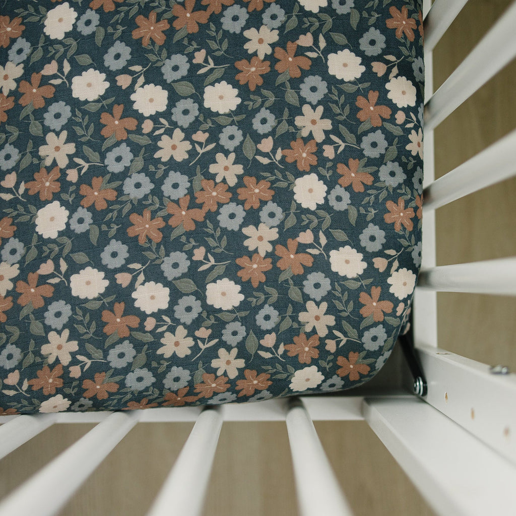 Muslin Crib Sheet (multiple prints)