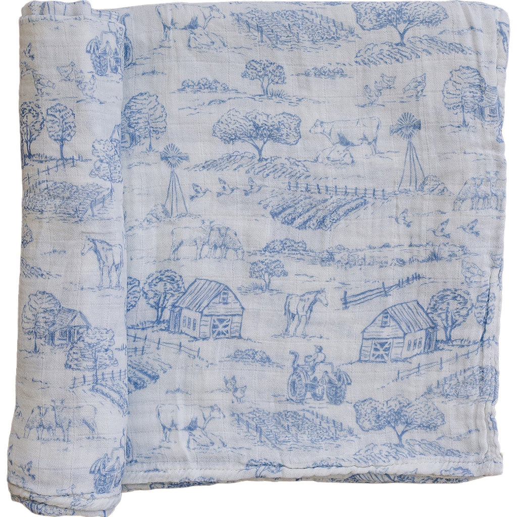 Muslin Swaddle Blanket (multiple colors)