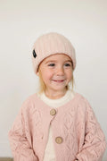 Light Pink Chunky Knit Beanie