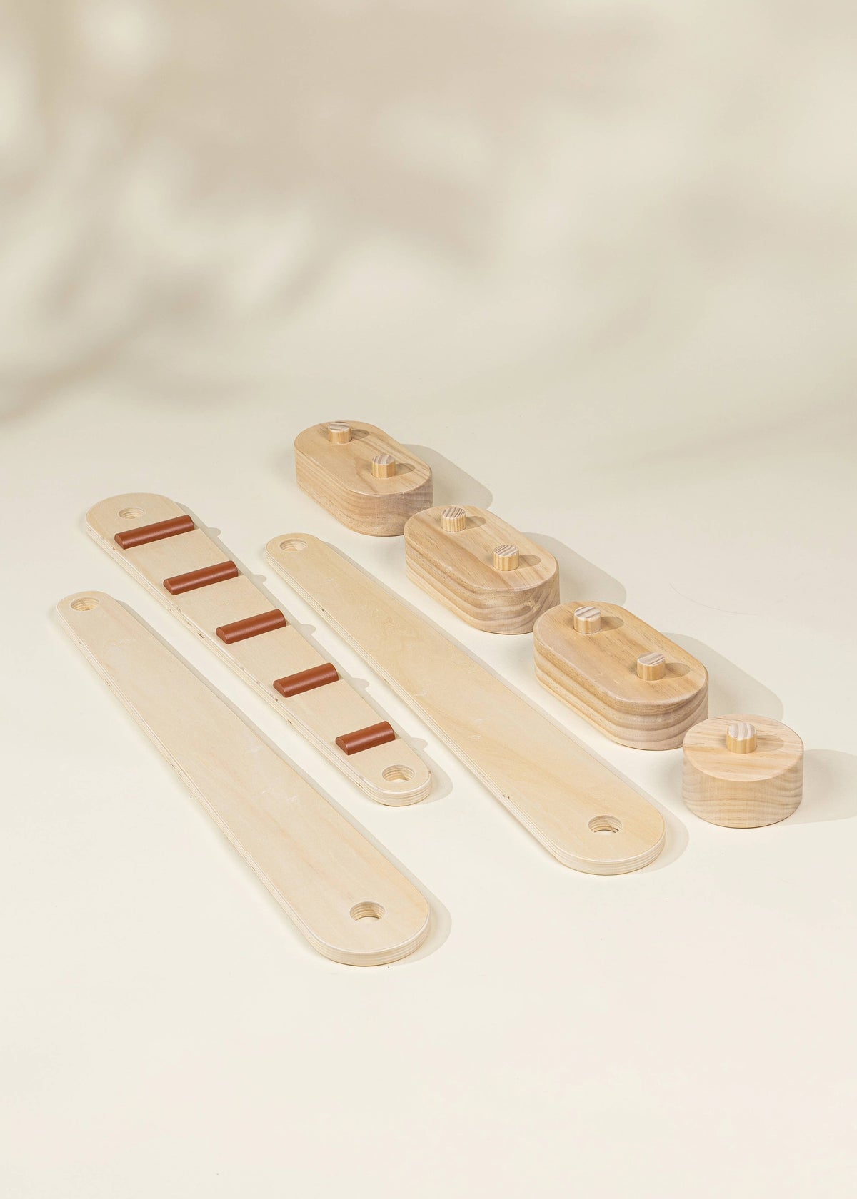 Wooden Balance Beams Set - Stripes