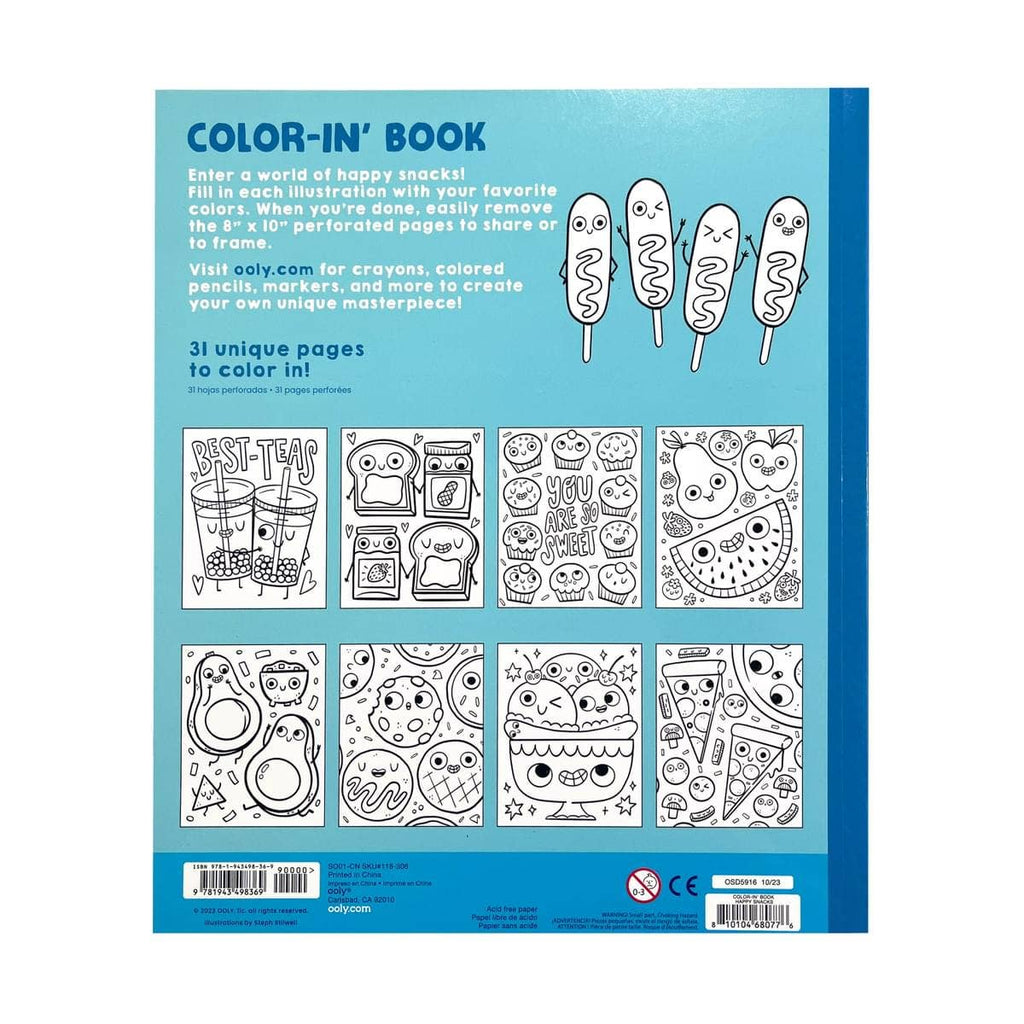 Color Book Happy Snacks