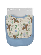Saddle Up, Cowboy Toile - Bib Set