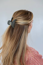KAXI BLACK & WHITE POLKA DOT CLAW - 2 Sizes