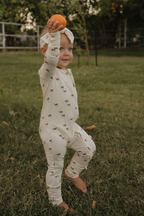 Bamboo Zip Pajamas | Wild Horses