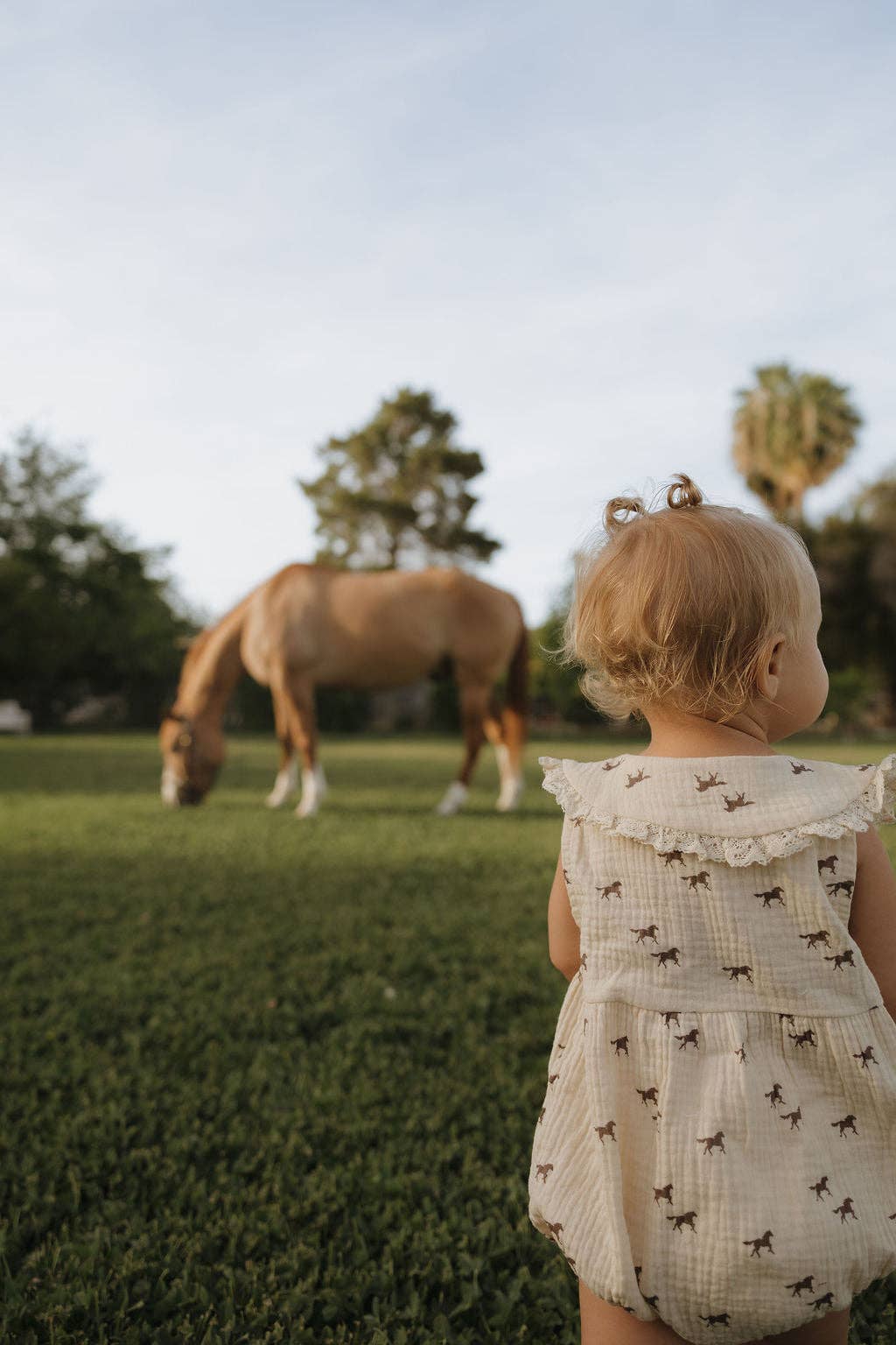Muslin Romper | Wild Horses