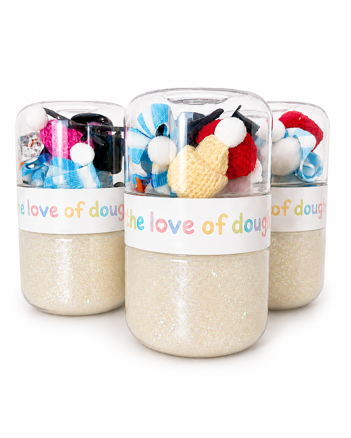 Build-A-Snowman Sensory Dough Double Jar