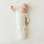 24 Hour Convertible Sleeper Baby Gown - Cloud