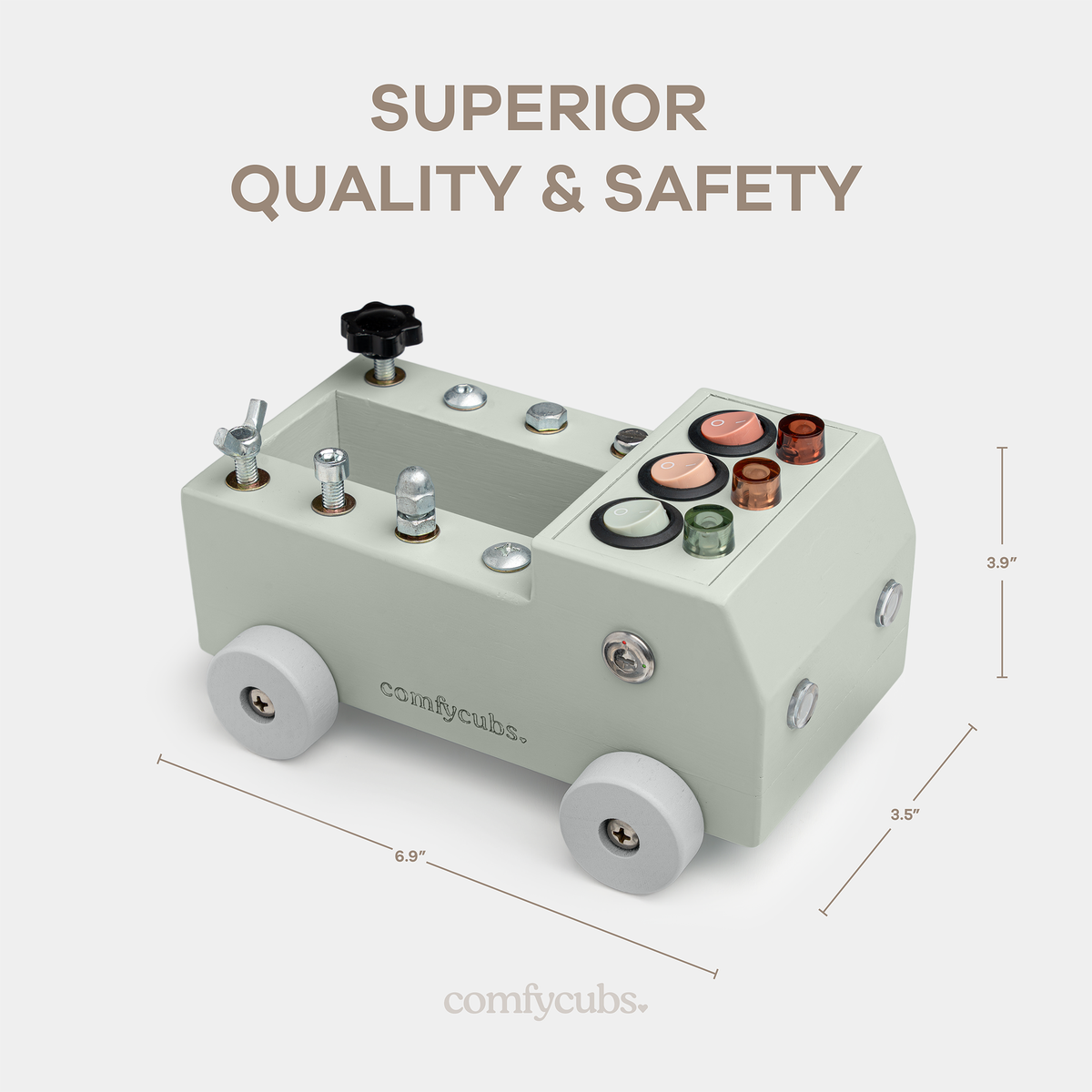 Busy Board Truck Toy (multiple colors)