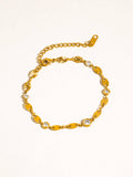 Ginevra 18K Gold Non-Tarnish Station Chain Bracelet