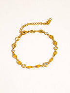 Ginevra 18K Gold Non-Tarnish Station Chain Bracelet