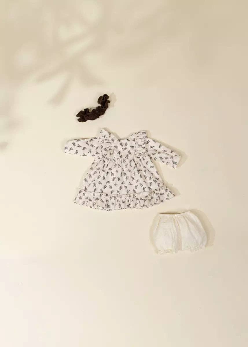 CocoBaby 18" (46 cm) Baby Play Doll Clothing Set – Ruffled Dress