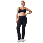 Fold-down Flare Active Maternity Leggings