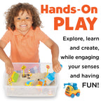 Sensory Bin Construction Zone Activity Bin for Kids