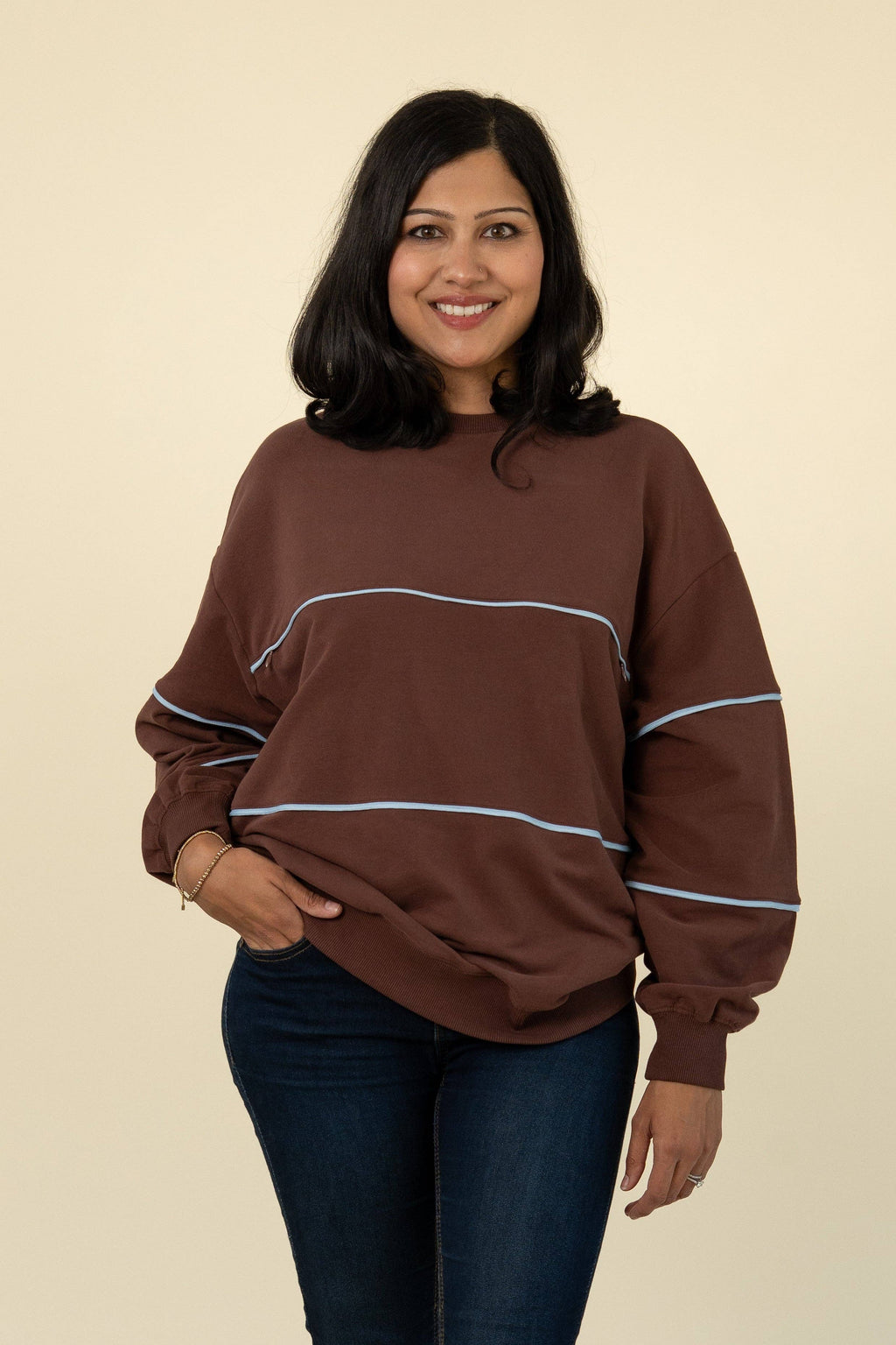 The Piped Sweatshirt