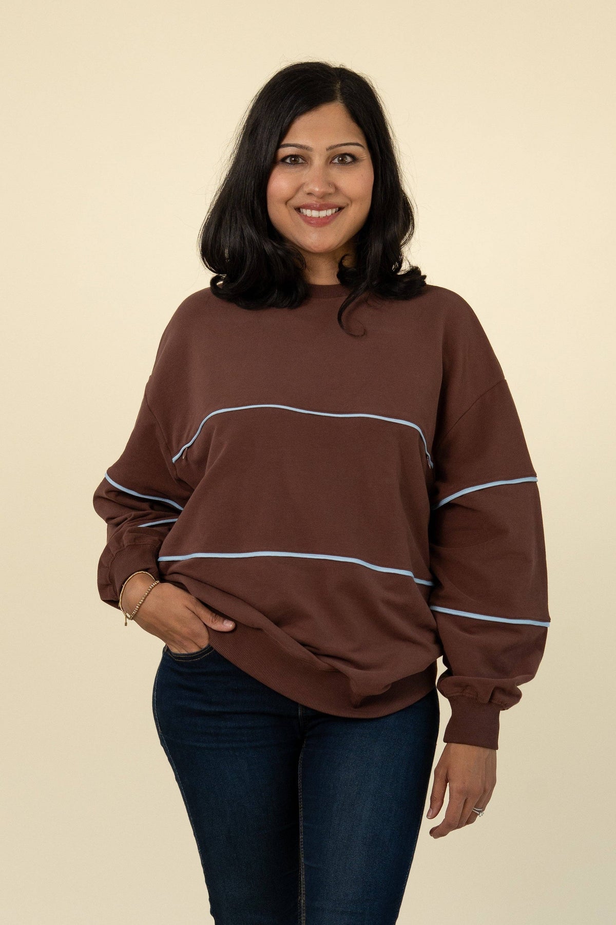 The Piped Sweatshirt