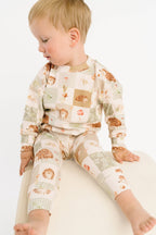 Hedgehog Patchwork Crewneck Set