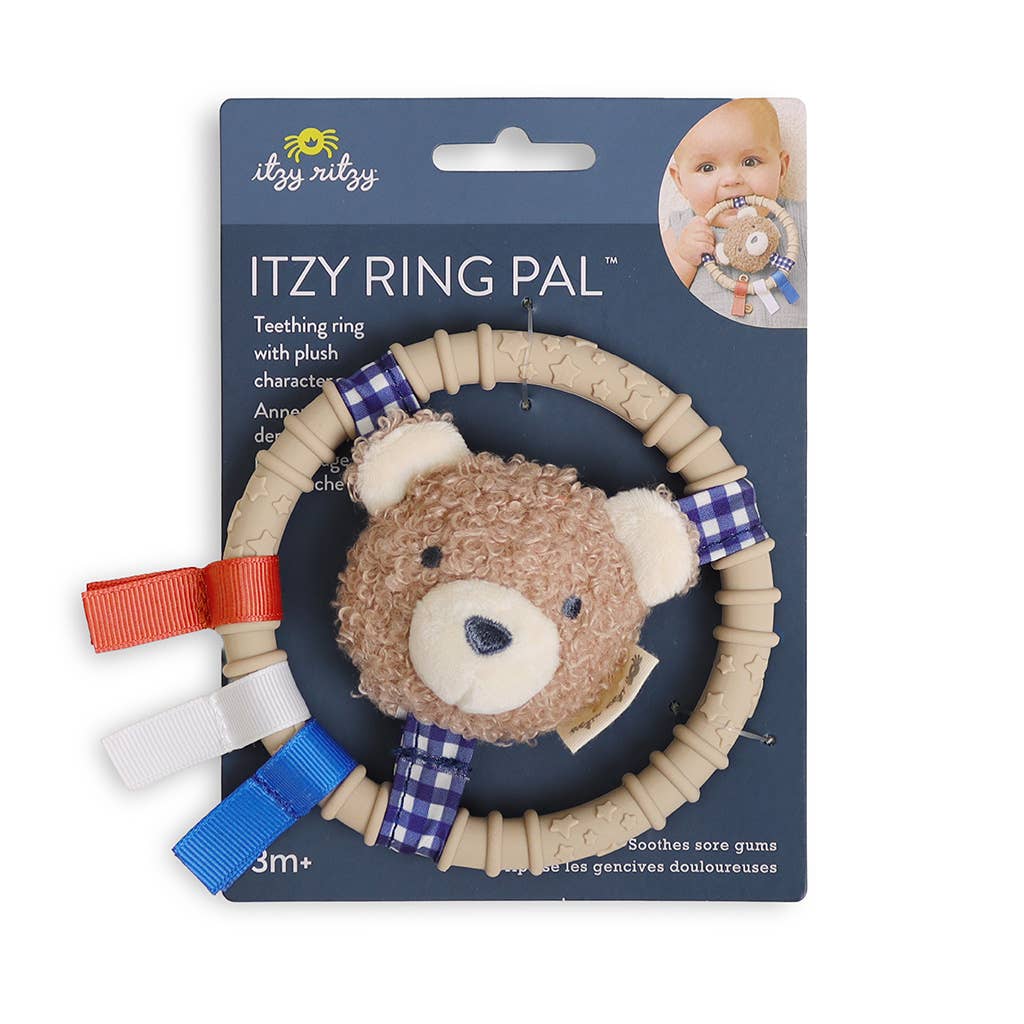 Teething Ring with Plush Character