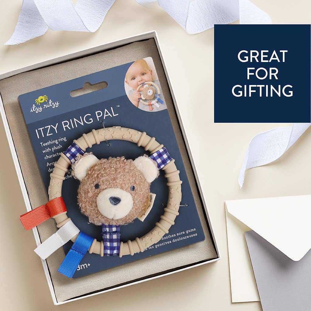 Teething Ring with Plush Character