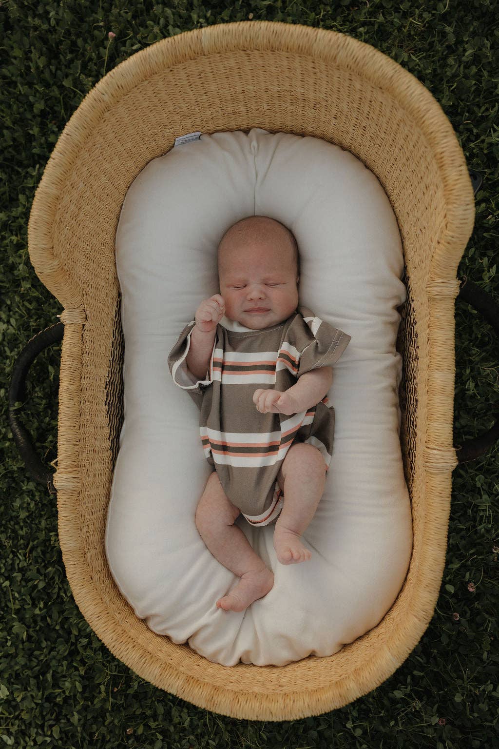 Short Sleeve Romper | Sedona Stripe