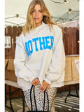 'MOTHER & COOL MOM' Reversible Sweatshirt