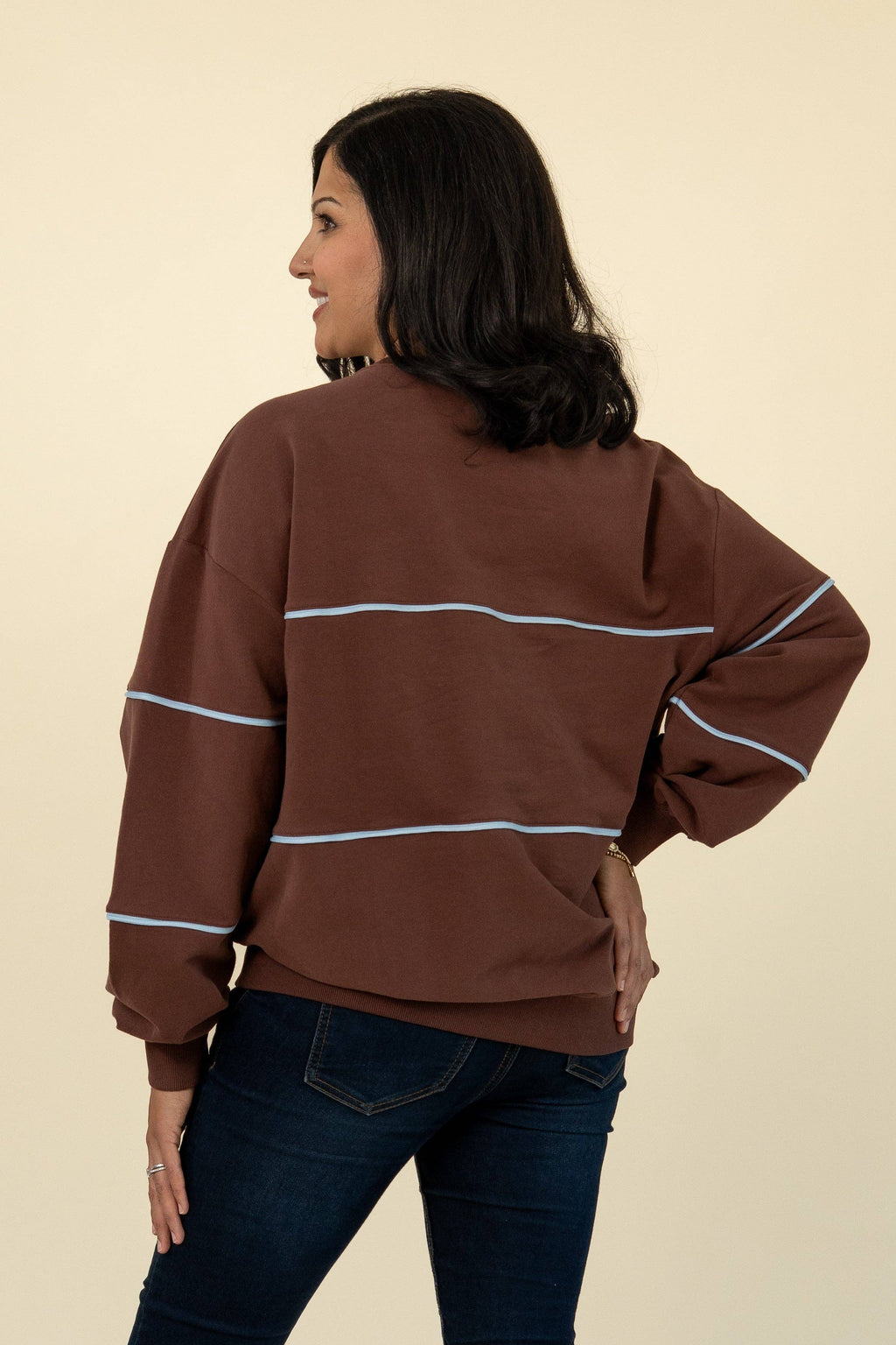 The Piped Sweatshirt