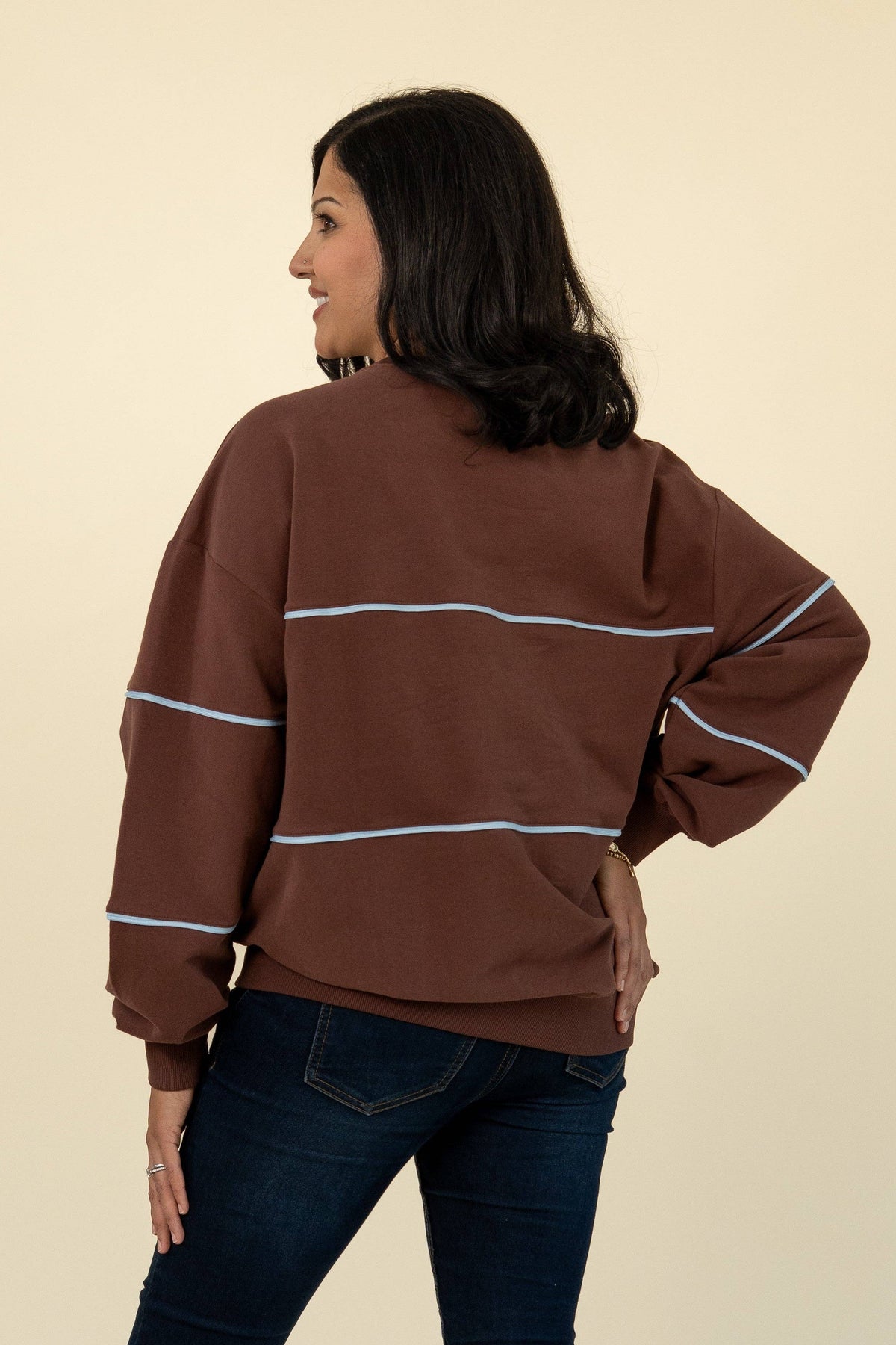 The Piped Sweatshirt