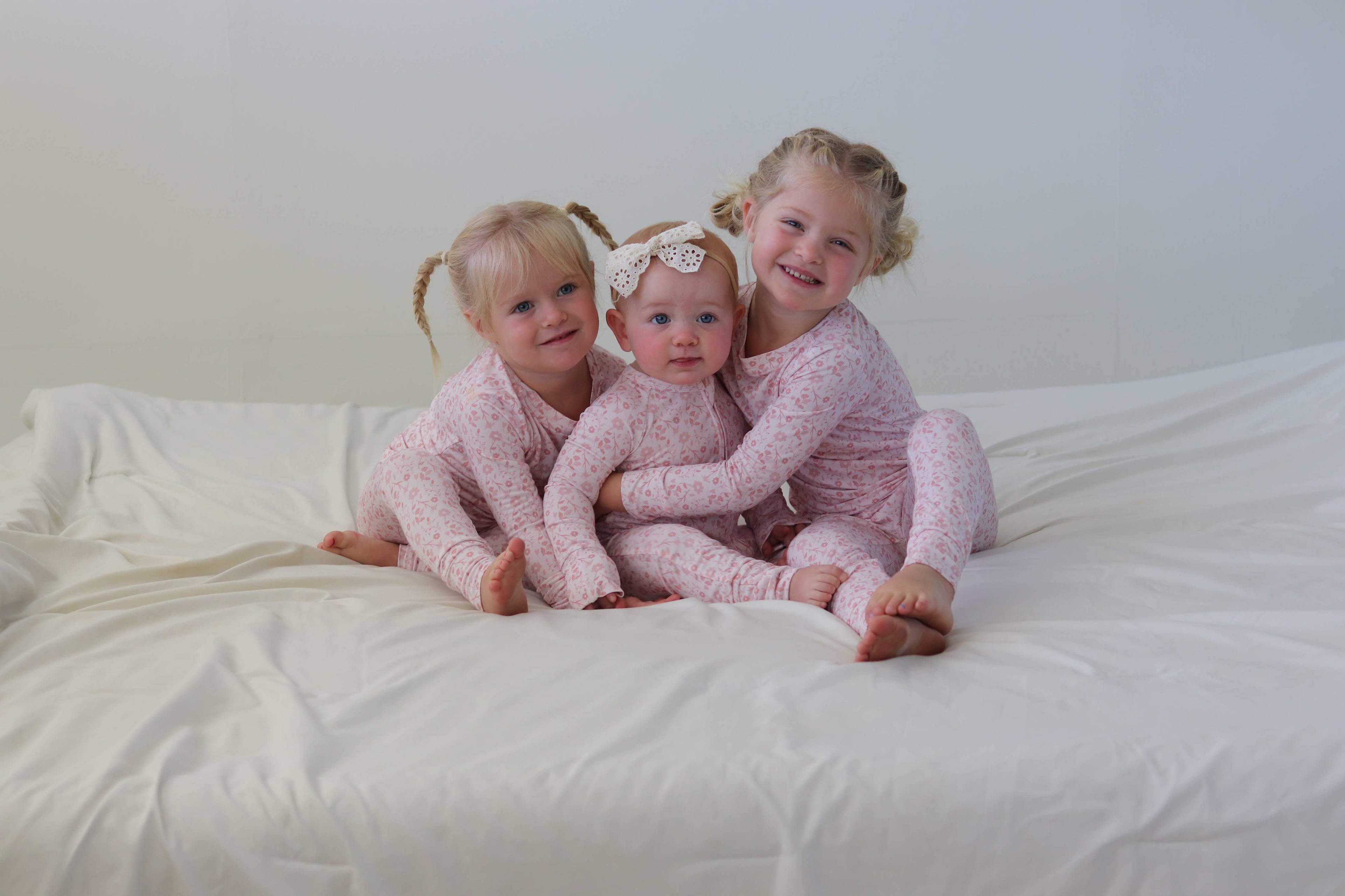 Pink Petal Zip Pajamas