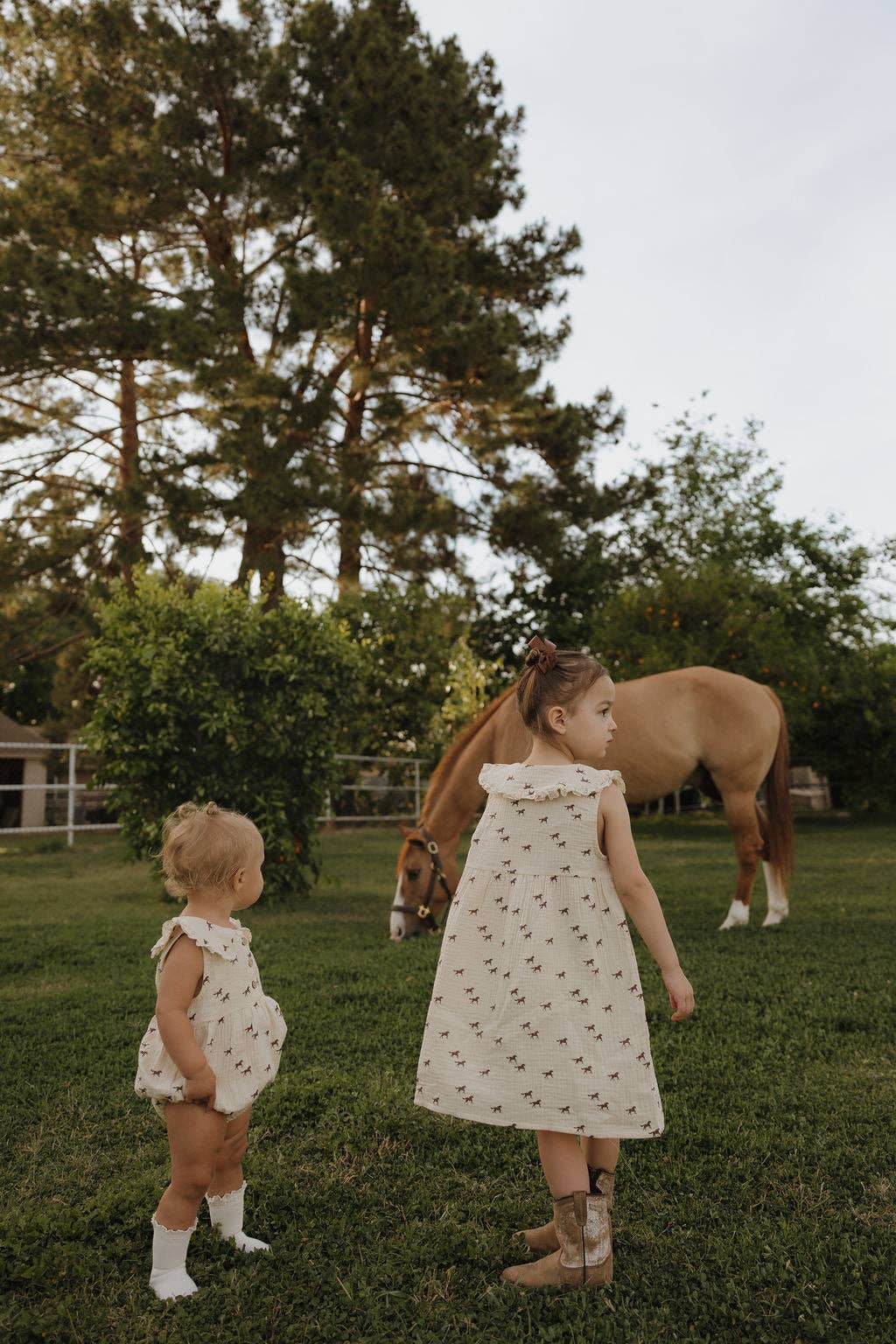 Child Muslin Dress | Wild Horses