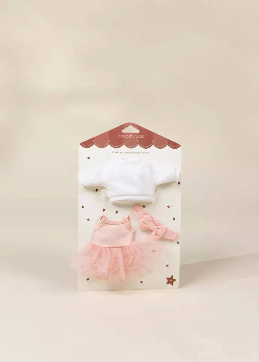 CocoTiny 10" (26 cm) Baby Play Doll Clothing Set – Ballerina