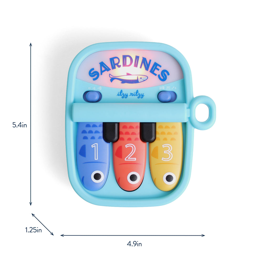 Bitzy Tunes Sardines - Light-up Interactive Piano Toy