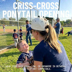 Criss Cross 2-Tone Hat - Boy Mom - Navy/Beige