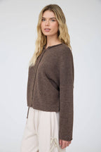 LIGHTWEIGHT BUTTON DOWN KNIT CARDIGAN