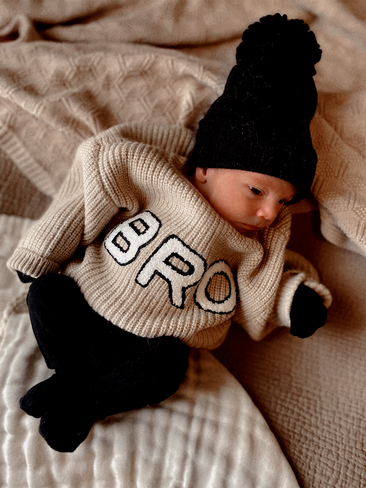 Bro Knit Sweater, Cocoa