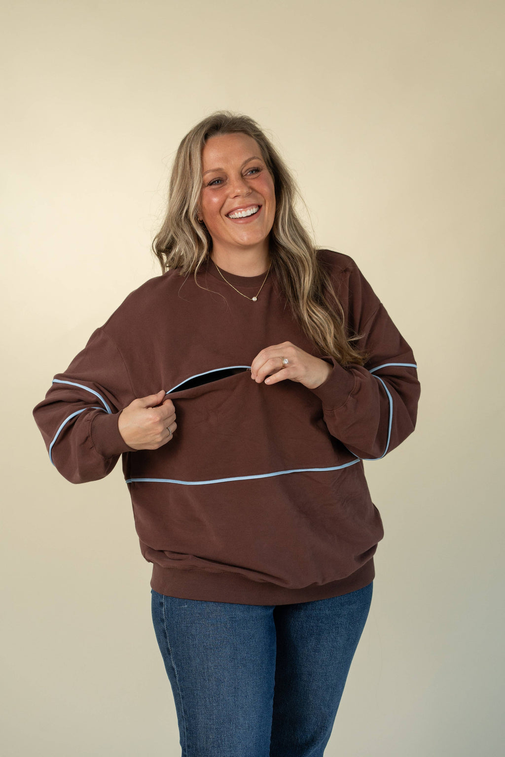 The Piped Sweatshirt