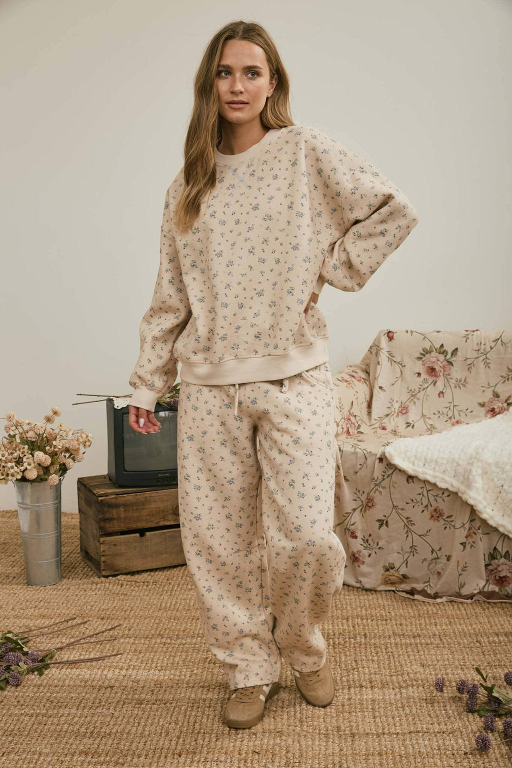DITSY FLORAL SWEAT SET