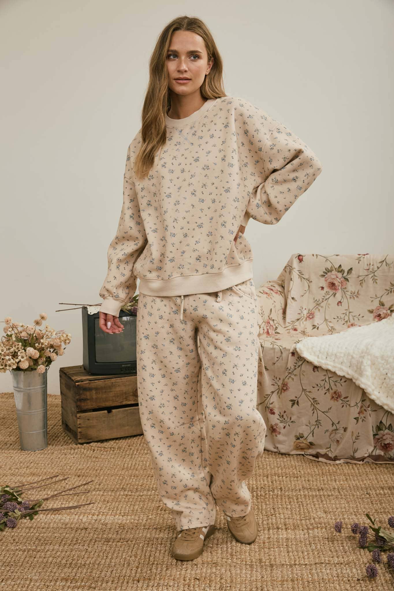 DITSY FLORAL SWEAT SET