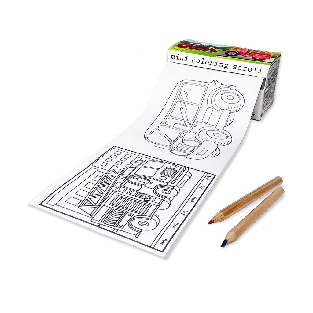 Mini Coloring Scrolls - 12ct (multiple themes)